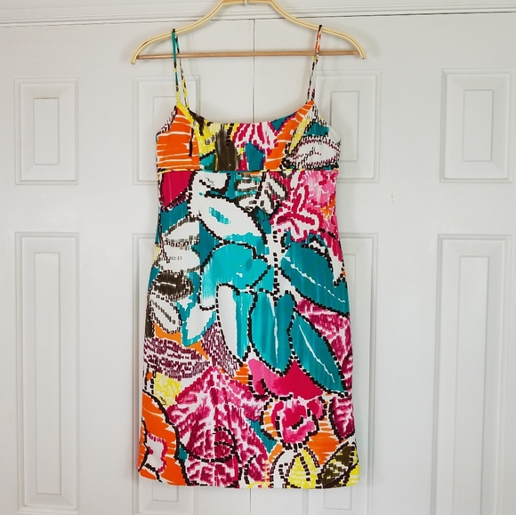 Milly of New York Spaghetti Strap Sheath Dress - Picture 3 of 9